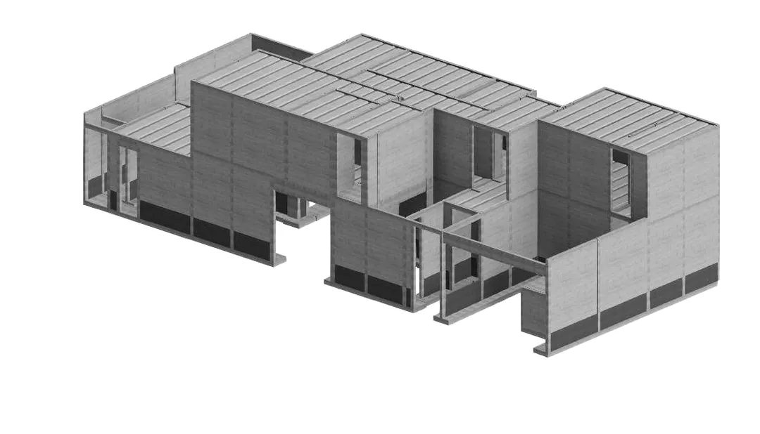 Modelo estructural de casa habitación en Cuernavaca