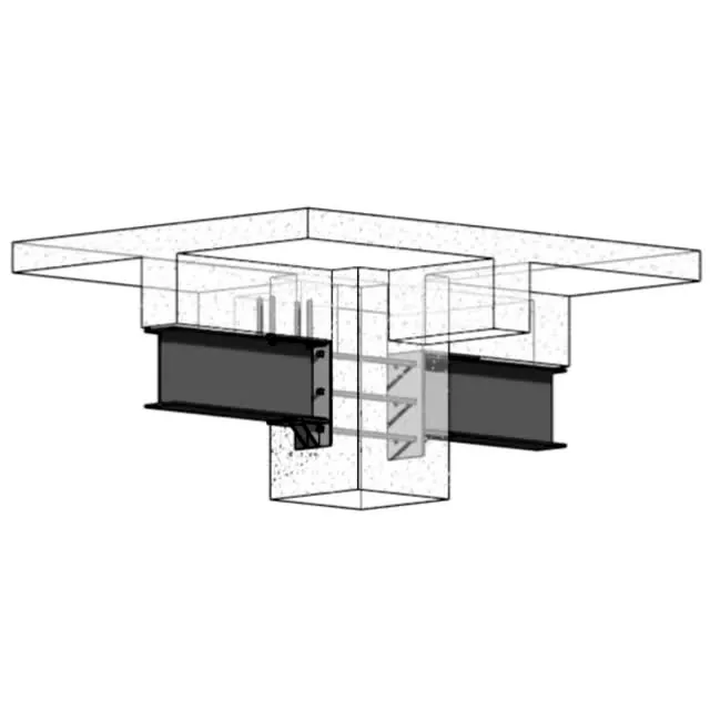 Detalle de refuerzo estructural para ampliación